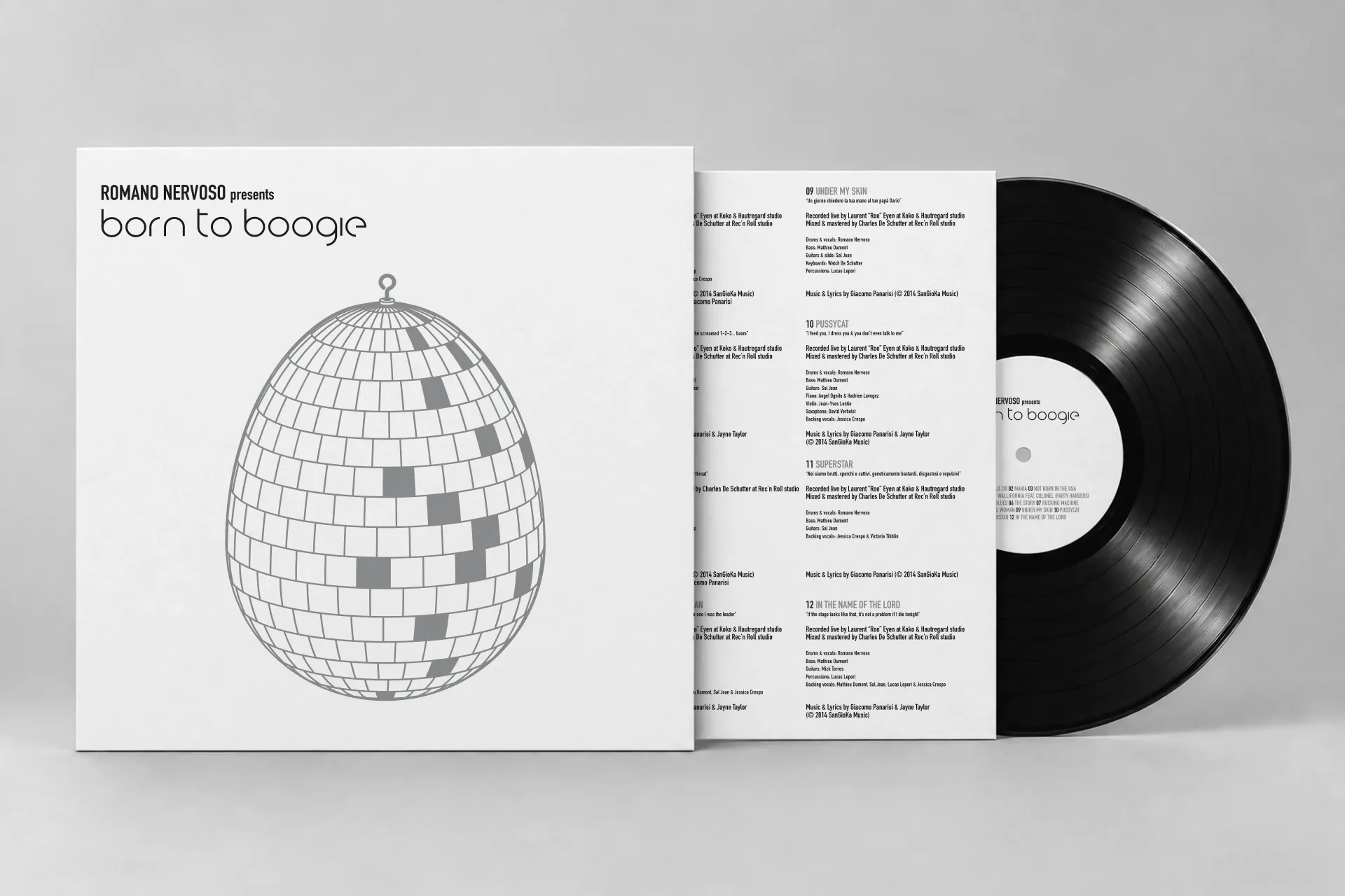 [MOWCAT1414] ROMANO NERVOSO - BORN TO BOOGIE (vinyl 12" LP)